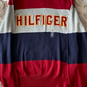 Tommy Hilfiger Men's Crewneck Sweater - Red, Gray, Navy